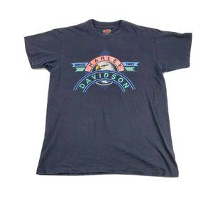 Vintage 80's Harley Davidson Eagle flatirons Boulder Colorado TShirt Size Large